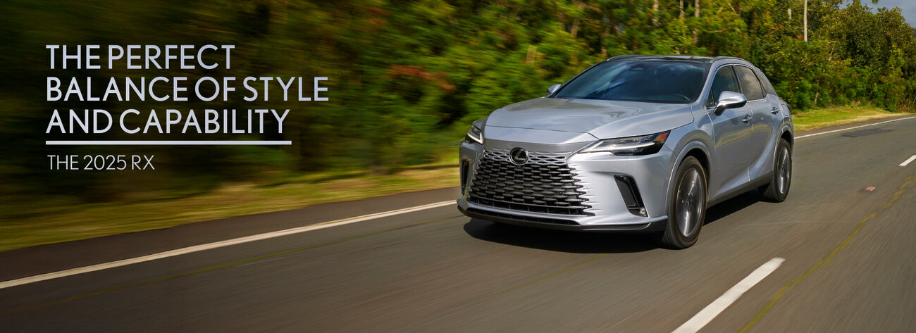 The perfect balance of style and capability. The 2025 RX.