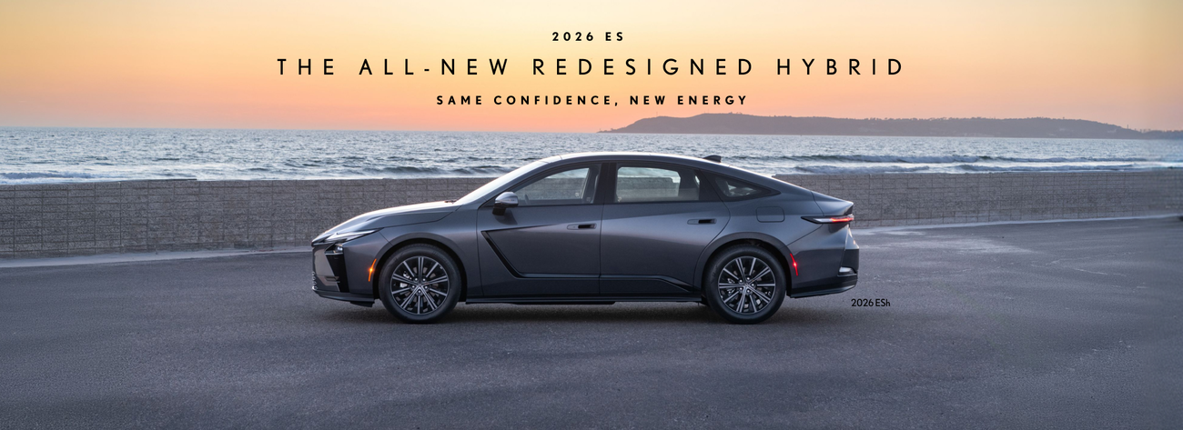 The All-New Lexus ES Hybrid. Same confidence, new energy.