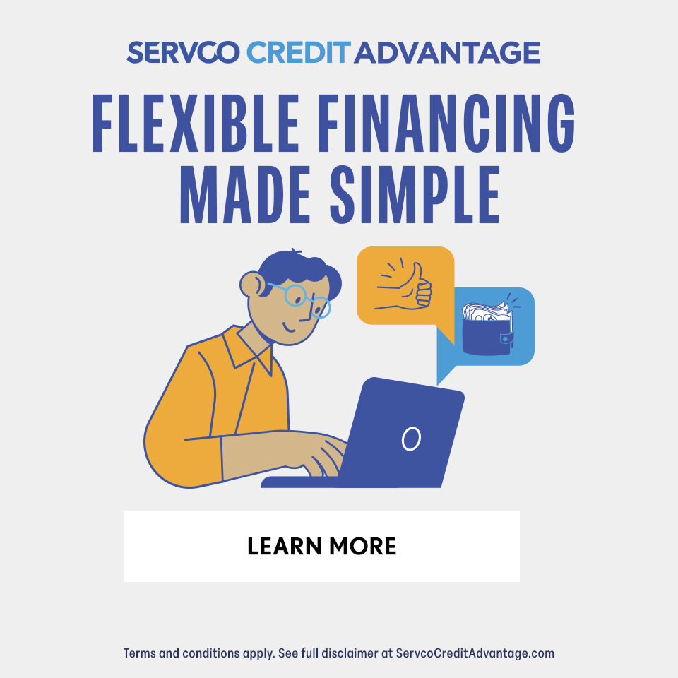 Flexible Financing Made Simple. Learn More. 
