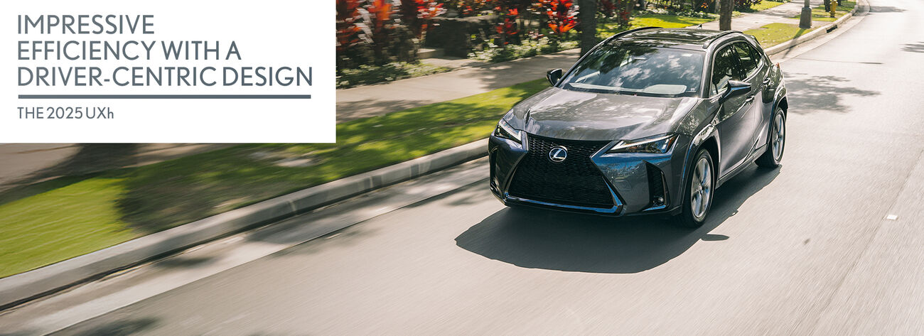 Impressive efficiency with a driver-centric design. The 2025 UXh.