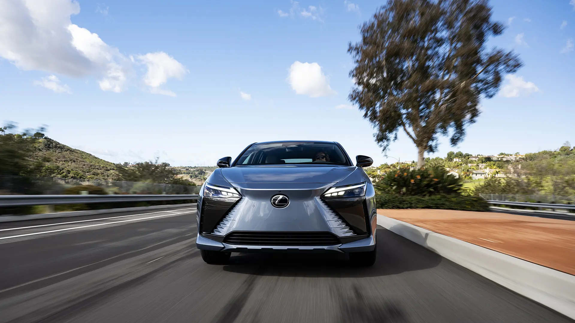 2025 RZ driving towards you on a open road