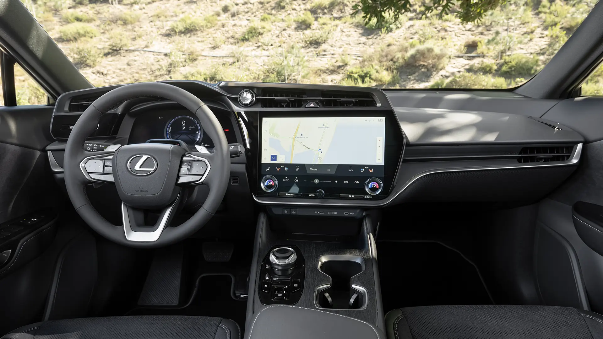 2026 RZ 450e Luxury with Steering Wheel and 14-inch Touchscreen Display