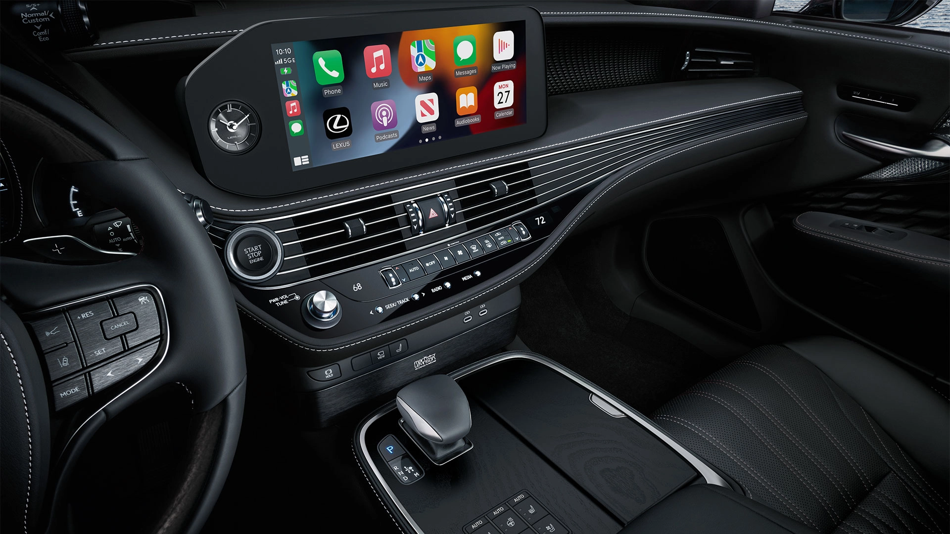 LS 500 Middle Console and Touchscreen